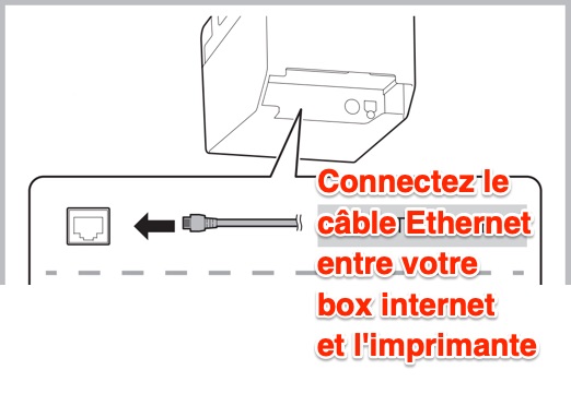 Installation de l'Epson TM-T20IV
