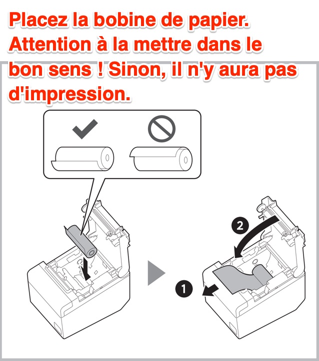 Installation de l'Epson TM-T20IV