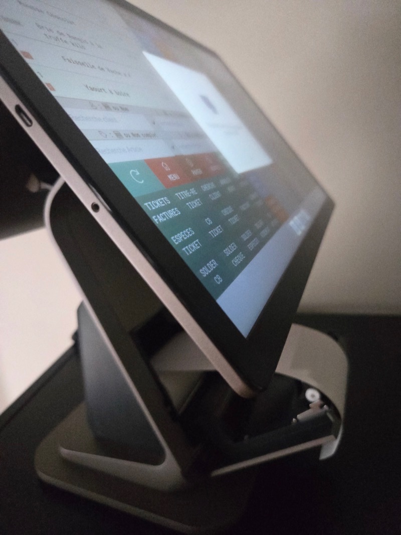 Ecran client 10" du Sunmi T3 
